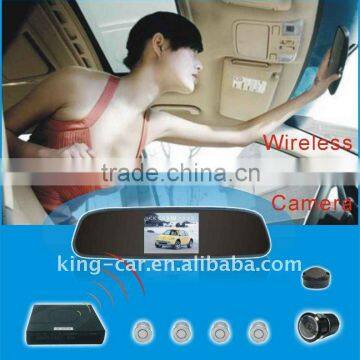 rear view mirror TFT display parking sensor & car camera