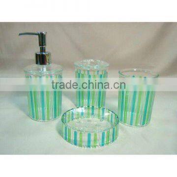 Plastic bathroom ware