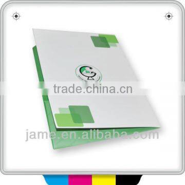 high quality unique glossy A4 card board executive presentation folders