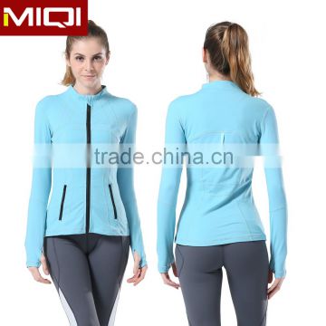 Hot Sale Compression Worktout Clothing Body Fit Women Fitness Nylon Spandex Yoga Jacket