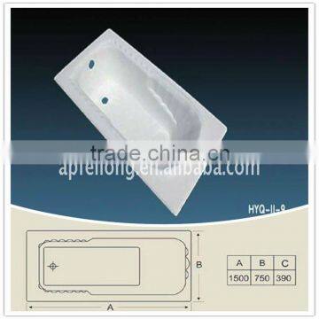 white bathtub 150cm