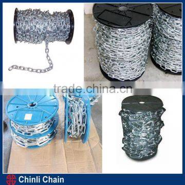 DIN 763 iron chains on plastic reels, CHINLI chain