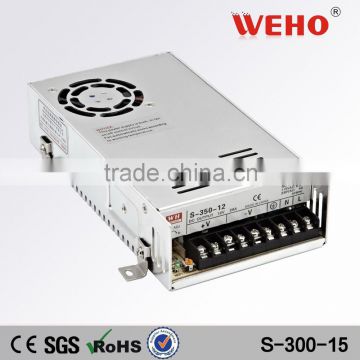 ac to dc 300w single output power supply transformer 110v to 15v