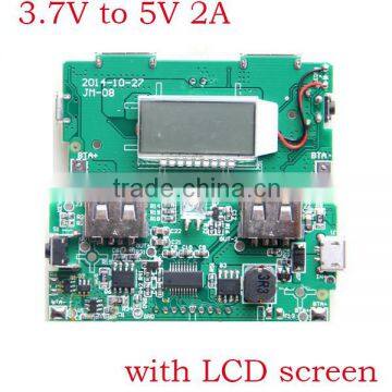 DC DC electric power booster 3.7V to 5V for small moblie power bank