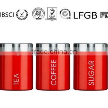 coffee,sugar,tea vacuum storage container set