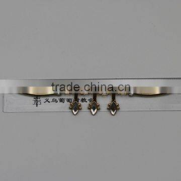 three drops ornaments for dresses decorative metal chain