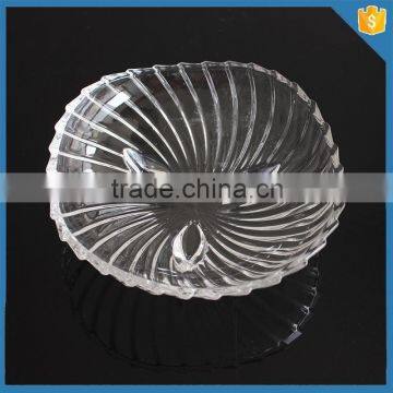 Footed Crystal Large Glass Plate