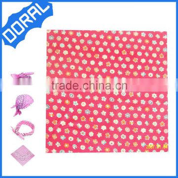 Factory direct sales of high quality environmentally friendly organic soft 100% cotton bandana