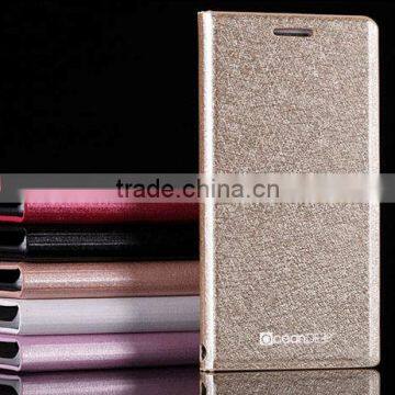 Luxury bling bling new PU leather stand flip leather case for Huawei Ascend p6 new products for 2013