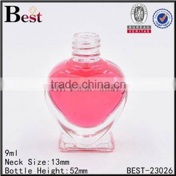 9ml clear glass bottle heart shaped glass bottle sprayer glass bottle                        
                                                                                Supplier's Choice