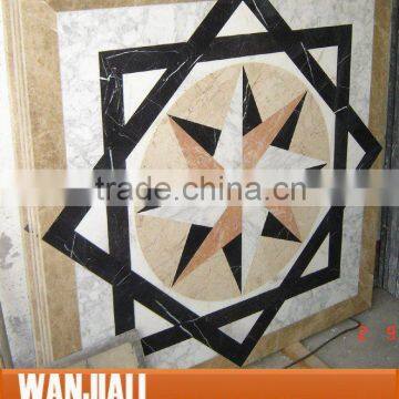 Waterjet marble medallion
