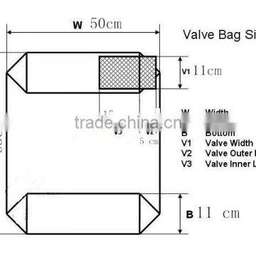 ad star valve cement bags / 50kg cement bags