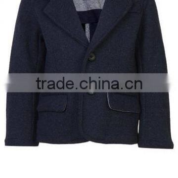 kids blue winter wool coat, kids winter jacket