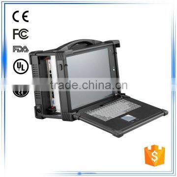 15" 6u 5 slot CPCI rugged laptop made in china