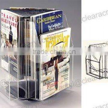 Magazine and Brochure Holder for Counter Top Displays