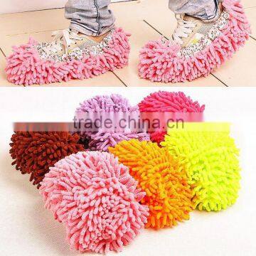 Hot Sale Polyester Cleaning Slipper Shoes/ Mop Floor Wipe Dust Slipper /floor Cleaner Cleaning Slippers Cover photo-3