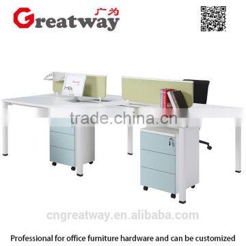 4 person workstation office furniture makeup suppliers china(QE-35F-4)