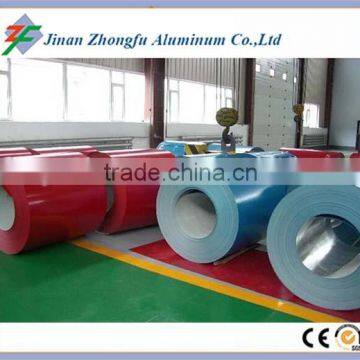 roller type 1060 PE or PVDF color painted aluminum coil per ton meters