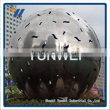 Decoration High Polished Stainless Steel Inflatable Human Sphere