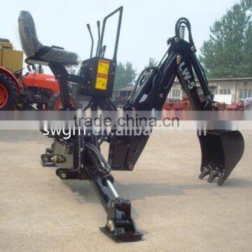 CE Certificate LW-5 15-25HP Small Farm Tractor Mounted Backhoe for Sale