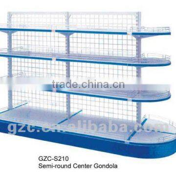 GZC-S001Semi-round Double -side Supermarket Shelf