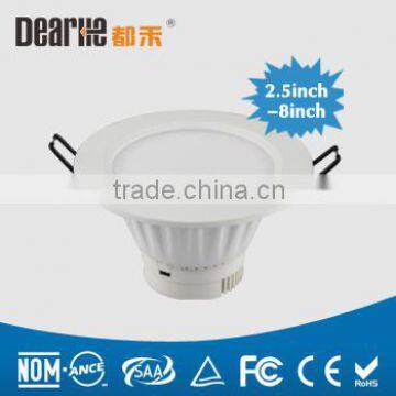 New Designed power saving 4inch SMD 8w led light downlight 12w ANCE NOM passed.