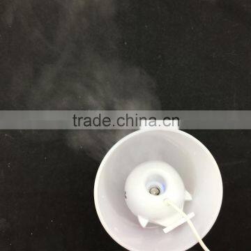 2016 China factory direct wholesale Mini Whale Humidifier with USB Cable