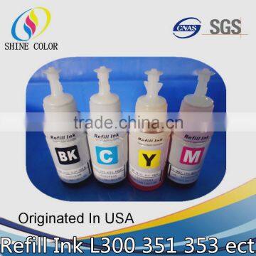 4 color Refill Ink for Epson L350 351 353 355 358 550 551 555 Desktop Printer