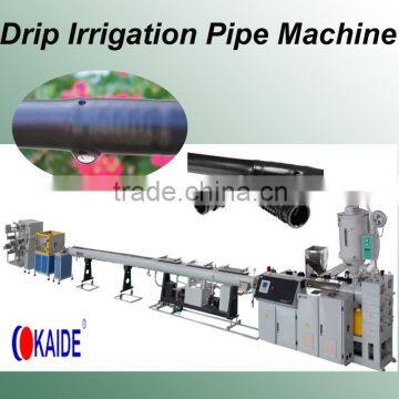 Inside round dripper drip irrigation pipe production line