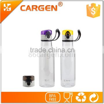 Safety custom flip top plastic sport water bottle