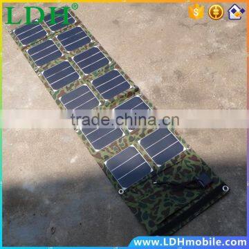 Foldable 40W Solar Panel Charger /Mobile Phone Charger USB 5V+DC18V Output For 12V Battery Charger High Quality Free Shipping