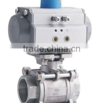 ball valve with pneumatic actuators