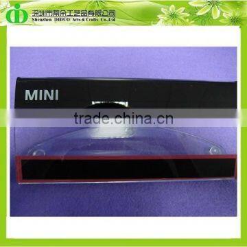 DDB-0024 ISO9001 Chinese Manufacture Sells Cheap Clear Acrylic Desk Name Plate Holder photo-2