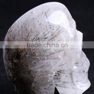 3.75 kg Big Tourmaline Skull Crystal Skull for Sale photo-2