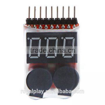 2-in-1 1~8S Lipo Battery Voltage Tester & Low Voltage Buzzer Alarm for DIY Drone photo-4