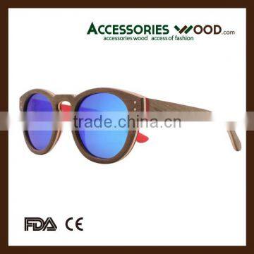 Polarized Wood Sunglasses Layered Skateboard Wooden Frame sunglasses