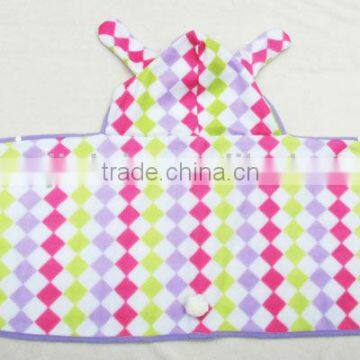 Babies blanket with hat,Cute polyester blanket,Houseware