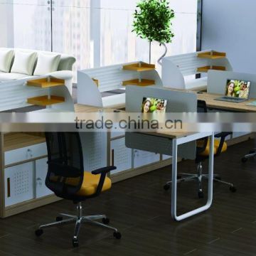 Morden design 3 seats workstation desk