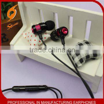 Hot Selling Wired Metallic High Qualtiy Stereo Earbuds With Mic for Music/phone Call photo-2