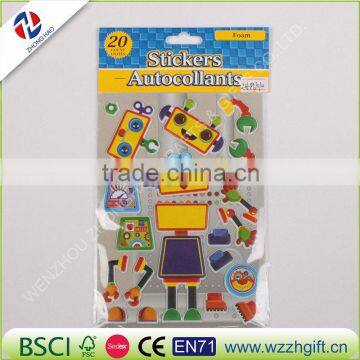 Bubble Stickers Foam Digital Sticker Kids Puffy Stickers Children DIY Toys Pegatinas Birthday Gift photo-4