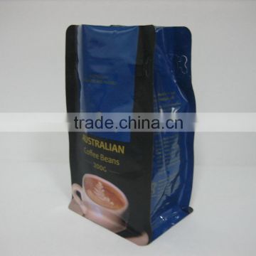 plastic opp bag with square bottom and side gusset