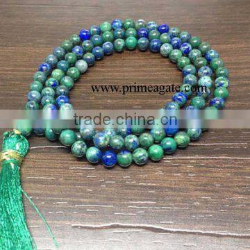 Chrysocolla jap Mala For Sale | Meditation Mala For Sale | Prayer Beads