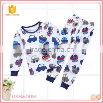 New design children clothing 2016 cotton material Children's pajamas