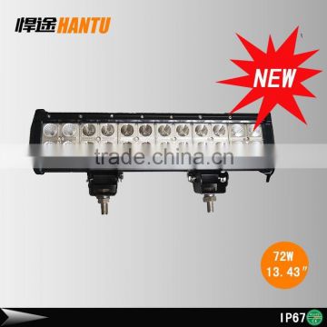 tow truck led light bar bracket in stainless steel boat led light bar IP68 72W dual row led light bar