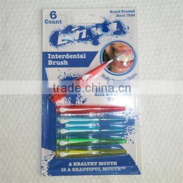 tooth care, high quality hand push style interdental brushes, FDA certification