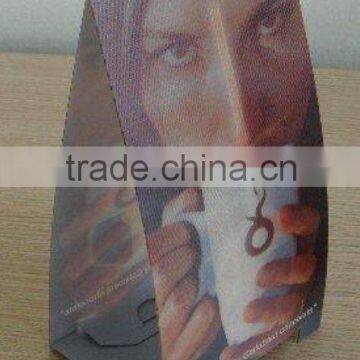 3d lenticular printting table card/ drinking card