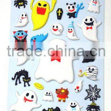 Halloween Ghost 3D Puffy stickers