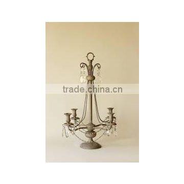 Wedding fountain silver candelabra