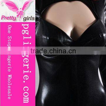 PVC Vinyl Lingerie,Polo Bodysuit,Brand Women's Tops photo-3