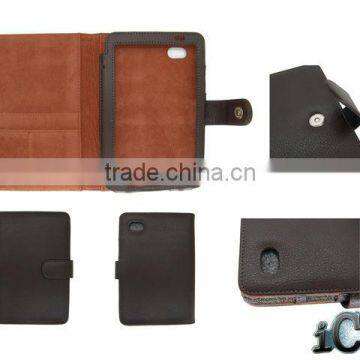 Luxury Fashinable NoteBook Leather Cases With Credit Card Stand for Samsung Galaxy Tab P1000